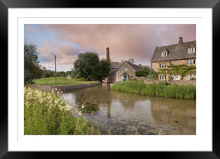 Lower Slaughter Framed Mounted Print by Andrew Roland