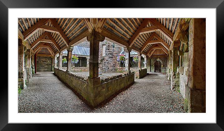 Cloisters Framed Mounted Print by Sam Smith