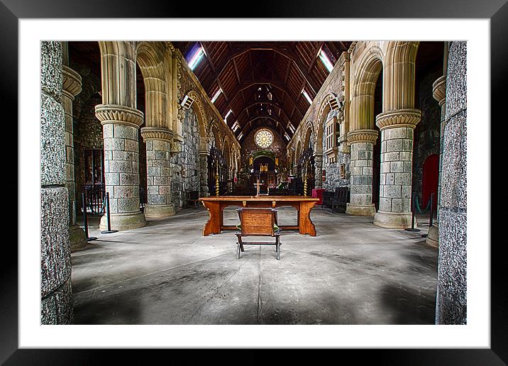 The Chancel Framed Mounted Print by Sam Smith