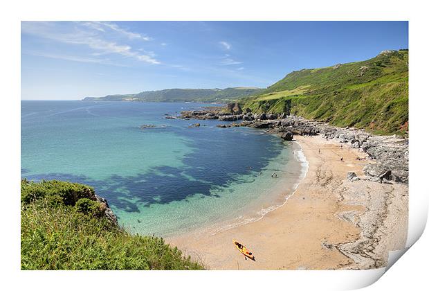 Great Mattiscombe Sand Print by Andrew Roland