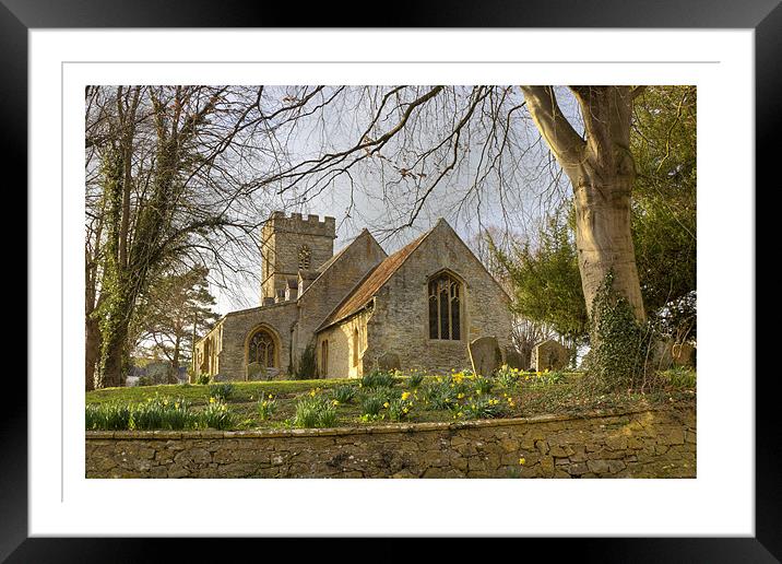 Pebworth Framed Mounted Print by Andrew Roland