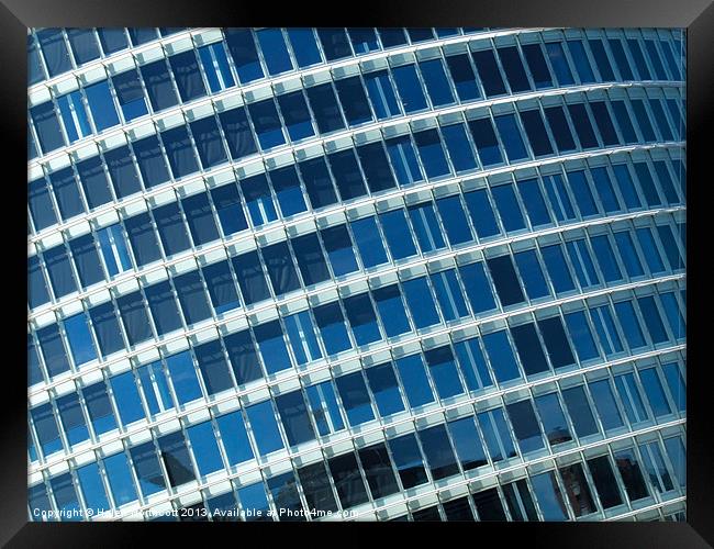 Blue Windows Framed Print by Helen Northcott