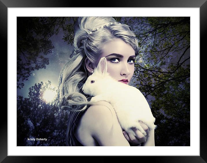 protector Framed Mounted Print by kristy doherty