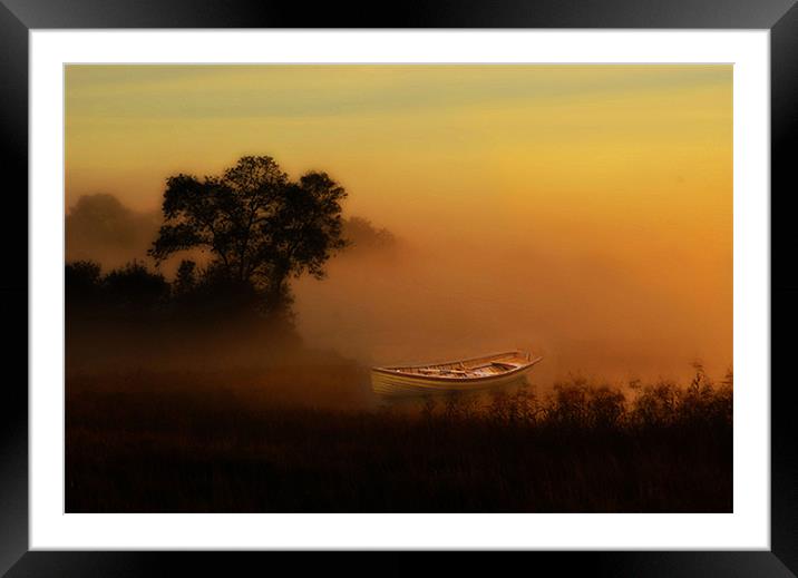 Tranquility Framed Mounted Print by Matthew Laming
