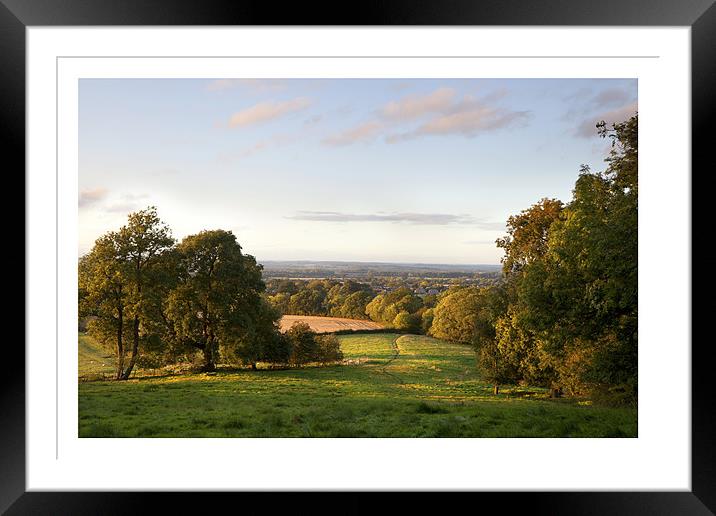 Mickleton Framed Mounted Print by Andrew Roland
