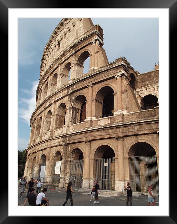 Colosseum Framed Mounted Print by Samara Stewart