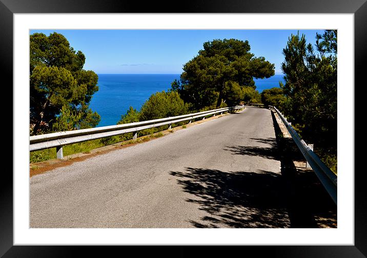 On the road Framed Mounted Print by Benoit Charon