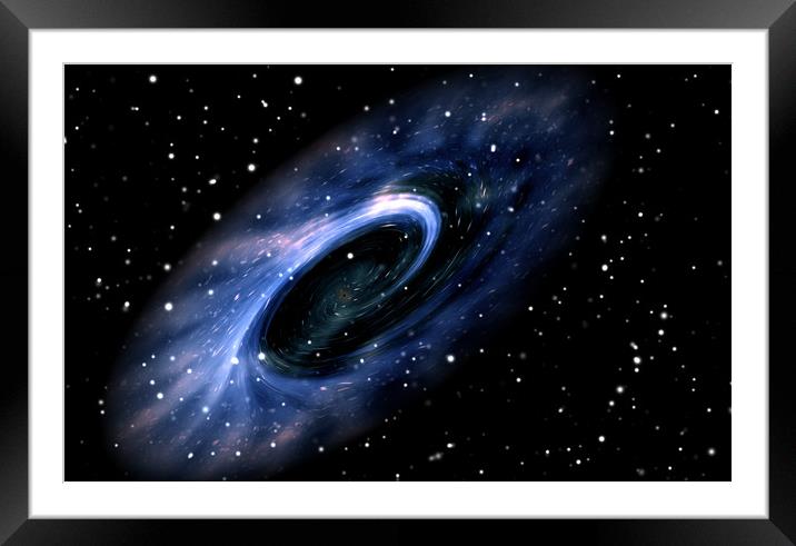 Caught In The Vortex Framed Mounted Print by Hugh Fathers