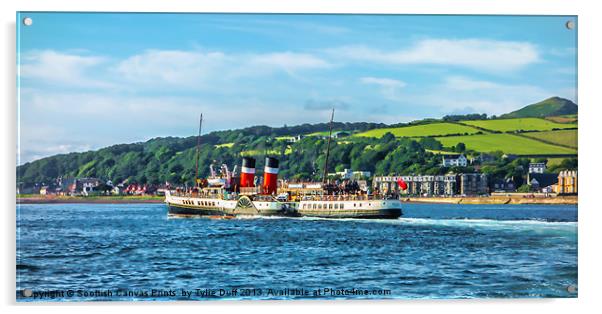 Paddle Steamer The Waverley Acrylic by Tylie Duff Photo Art
