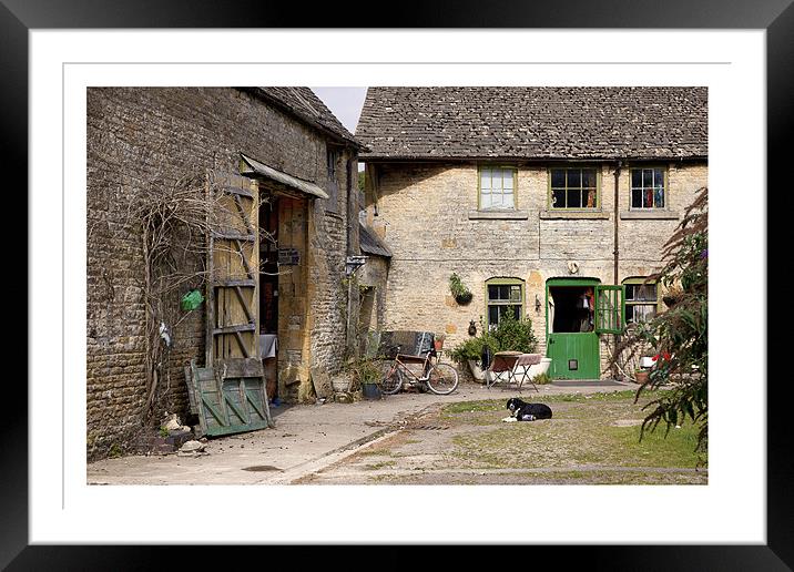 Stow on the Wold Framed Mounted Print by Andrew Roland