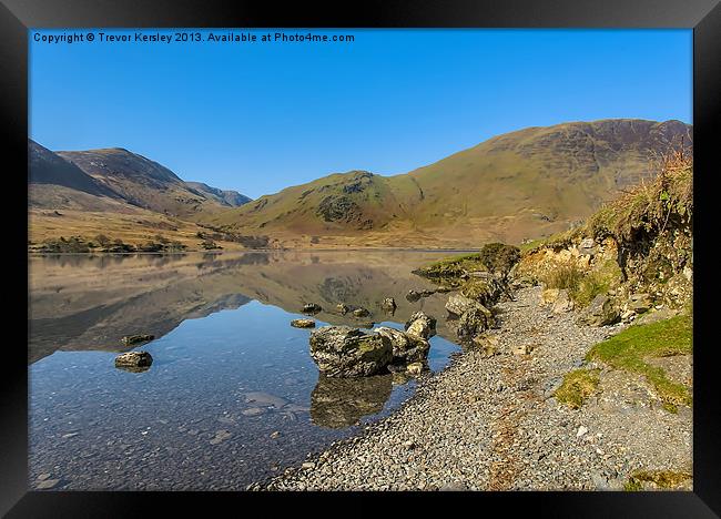 Buttermere  Lake District Framed Print by Trevor Kersley RIP