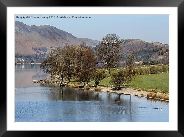 Buttermere  Lake District Framed Mounted Print by Trevor Kersley RIP