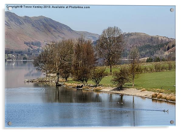 Buttermere  Lake District Acrylic by Trevor Kersley RIP