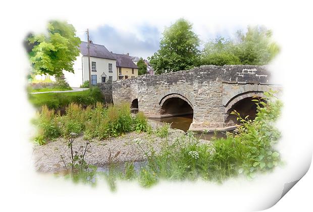 Clun Print by Andrew Roland