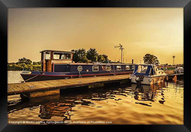 On Golden Waters Framed Print by mhfore Photography