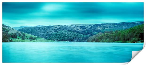 View across Ladybower Print by Terry Luckings