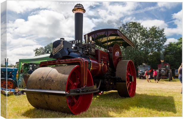 Steam Roller Canvas Print by Christopher Kelly