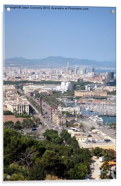 Views Of Barcelona Acrylic by Jason Connolly