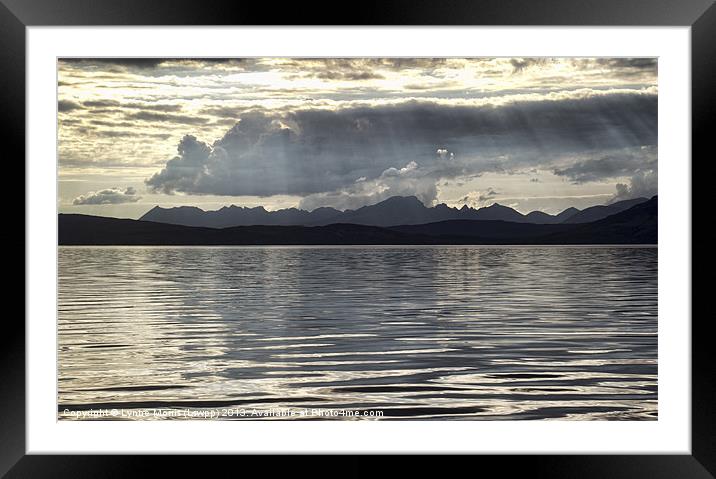 Over The Sea To Skye Framed Mounted Print by Lynne Morris (Lswpp)