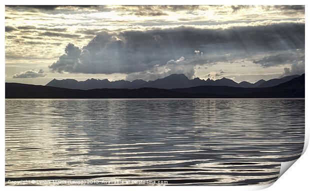 Over The Sea To Skye Print by Lynne Morris (Lswpp)
