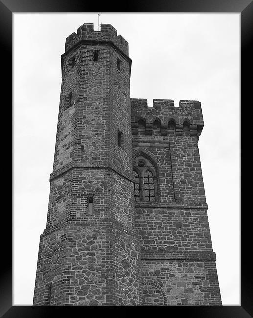 Leigh Hill Tower Framed Print by Colin Richards