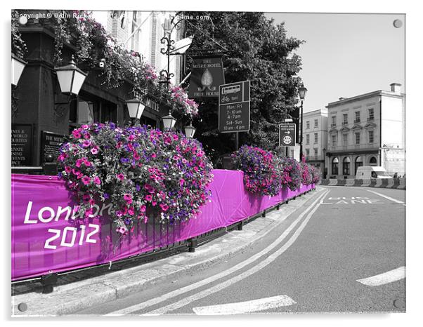 London 2012 Olympics Greenwich Acrylic by Colin Richards