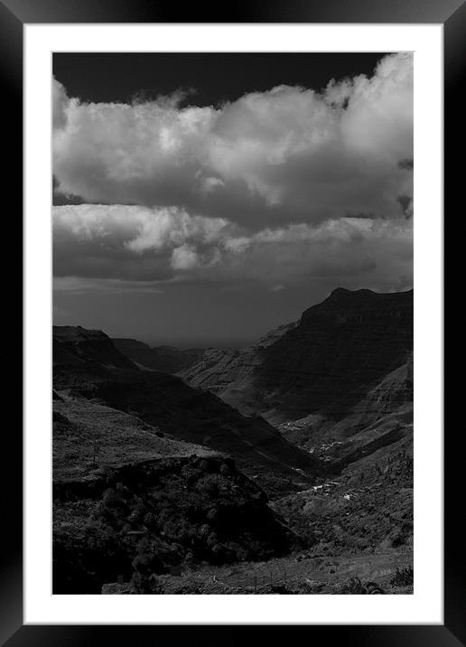 Gran Canaria Framed Mounted Print by David Pacey