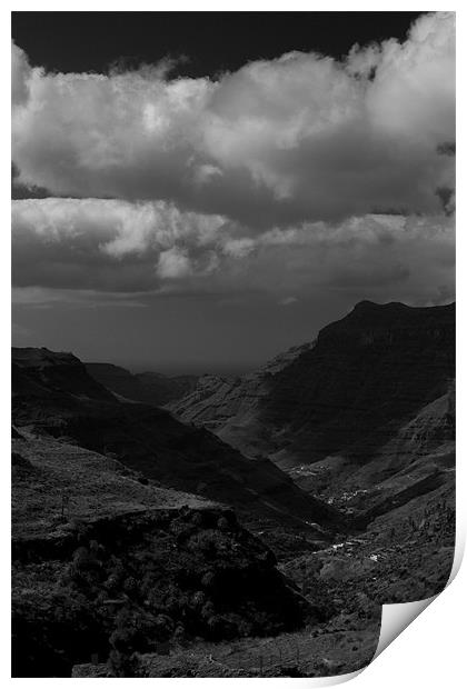 Gran Canaria Print by David Pacey