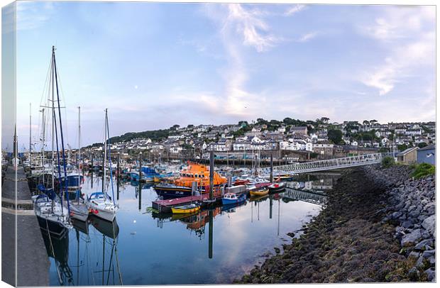 newlyn harbour Canvas Print by keith sutton