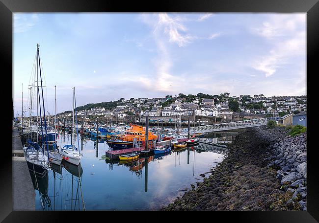 newlyn harbour Framed Print by keith sutton
