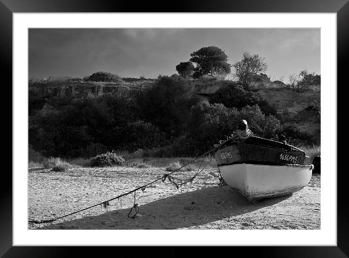 The Boat Framed Mounted Print by David Pacey