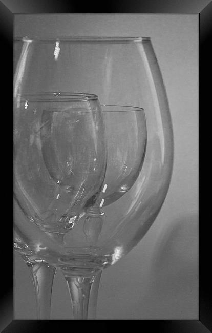 Wine Glasss Framed Print by David Pacey