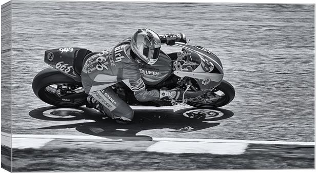 A Triumph in Black and White Canvas Print by Nigel Jones