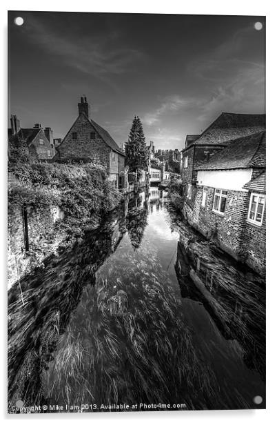 Canterbury in black and white Acrylic by Thanet Photos
