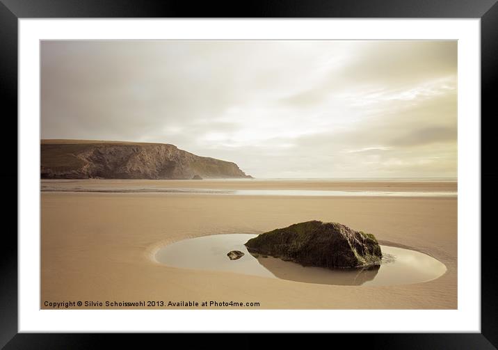 low tide Framed Mounted Print by Silvio Schoisswohl