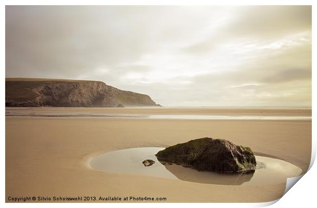 low tide Print by Silvio Schoisswohl