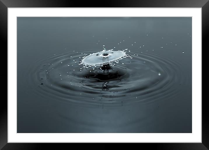 Water Drop Magic Framed Mounted Print by Brian Wilson