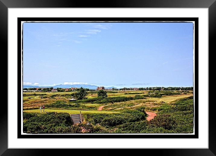 Royal Troon golf course Framed Mounted Print by jane dickie