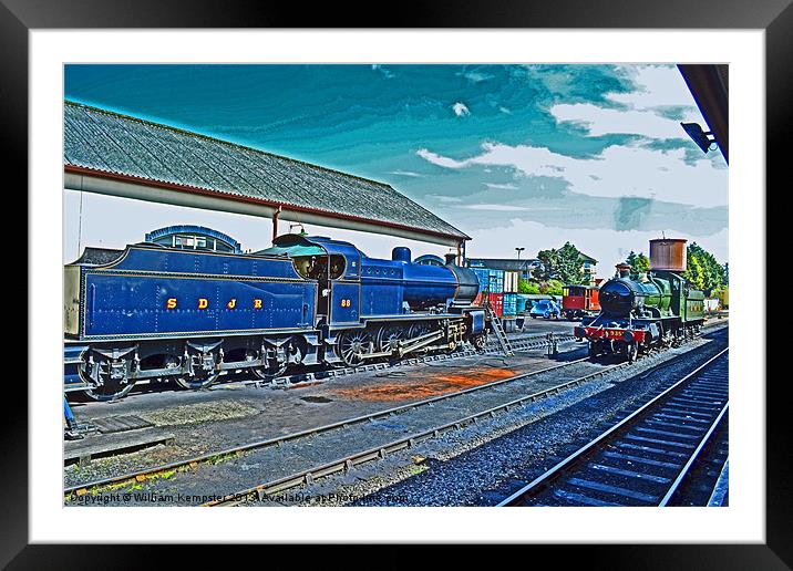 West Somerset Railway Minehead Framed Mounted Print by William Kempster