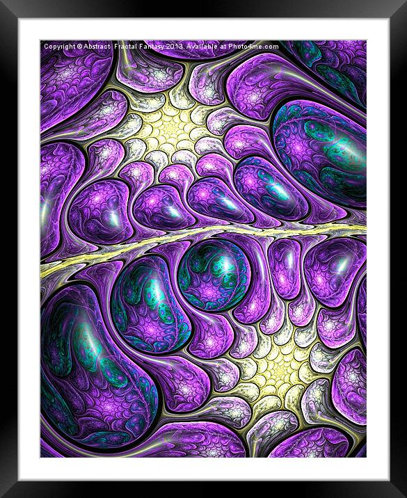Abstract 64 Framed Mounted Print by Abstract  Fractal Fantasy