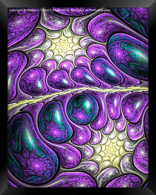 Abstract 64 Framed Print by Abstract  Fractal Fantasy