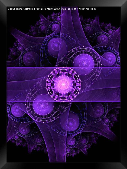 Abstract 130 Framed Print by Abstract  Fractal Fantasy