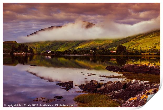 Loch Long Scotland Print by Ian Purdy