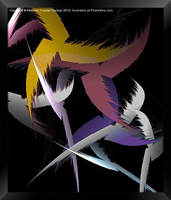 Eagles Flight Framed Print by Abstract  Fractal Fantasy