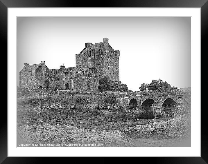 Eilean Donan Castle. Framed Mounted Print by Lilian Marshall
