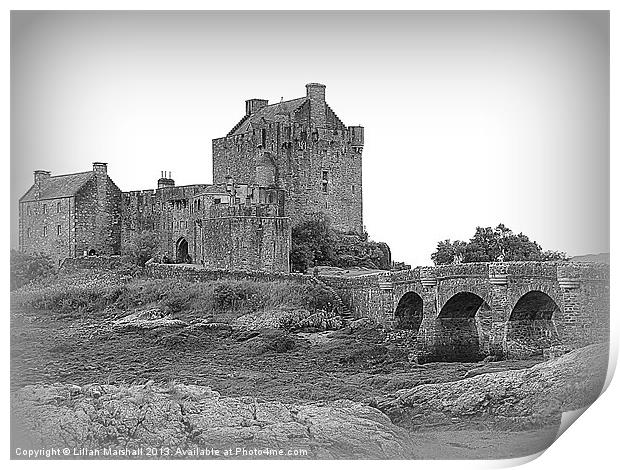 Eilean Donan Castle. Print by Lilian Marshall