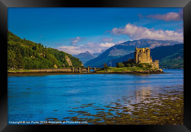 Eilean Donan Castle Scotland Framed Print by Ian Purdy