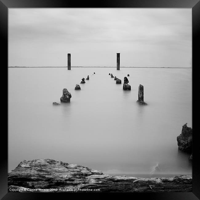 Old Jetty Framed Print by Corrine Weaver