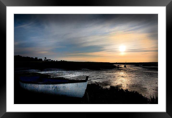 Norfolk Sunset Framed Mounted Print by Mike Sherman Photog