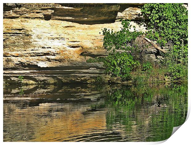 Reflection in the Water Print by Pics by Jody Adams